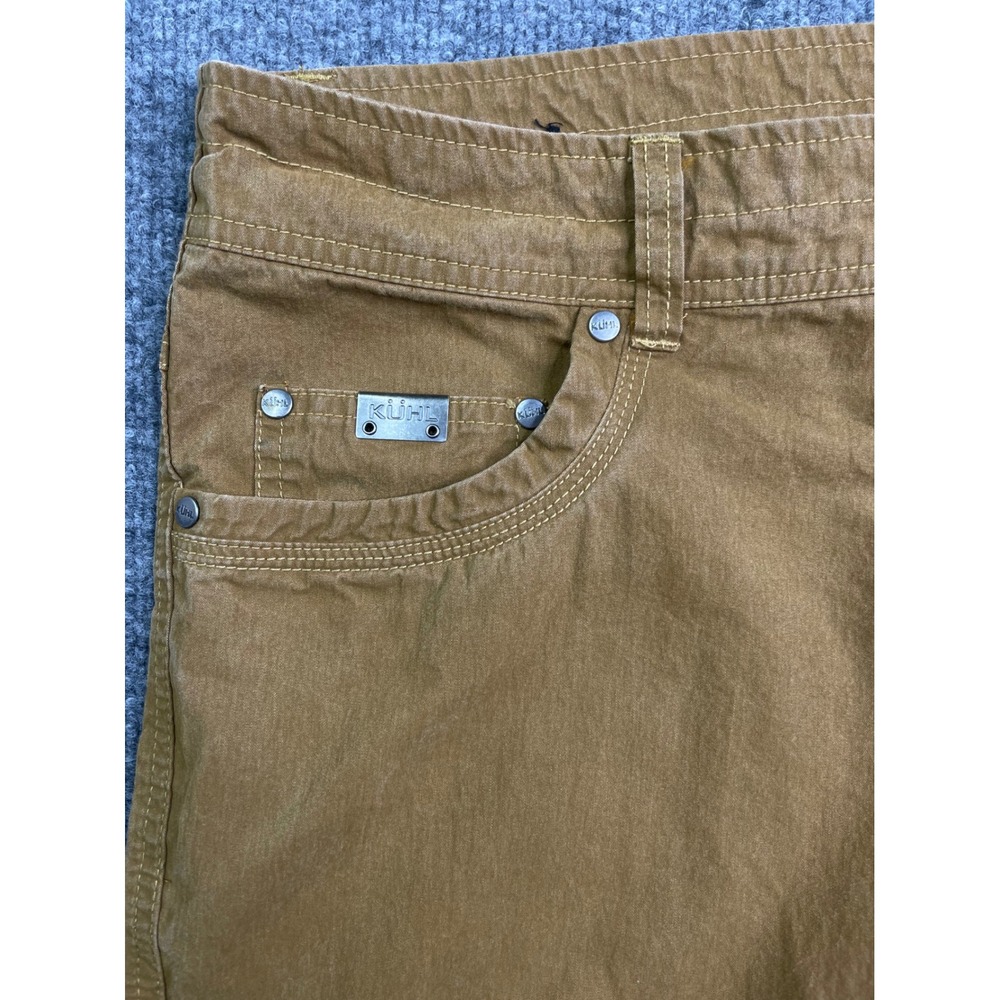 Kuhl Revolvr Lean Pants Mens 40x32 Brown Uberkuhl Articulated Knee Outdoor - Picture 12 of 12